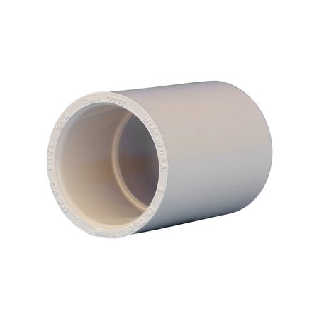 CHARLOTTE PIPE AND FOUNDRY FlowGuard 3/4 in. Socket X 3/4 in. D Socket CPVC Coupling CTS021000800